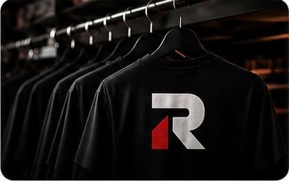 Camisetas separadas para produção